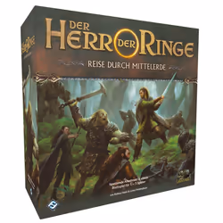 Fantasy Flight Games The Lord of the Rings: Journeys in Middle-earth, Jeu de société, Jeu de rôles, 14 an(s), 60 min, Jeu fam ...