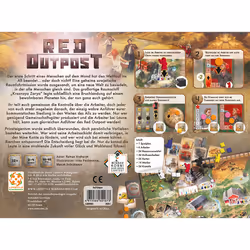 Asmodee Red Outpost Jeu de société Simulation économique