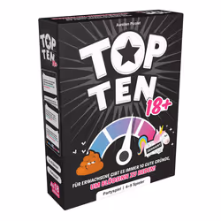 Asmodee Top Ten 18+, Jeu de cartes, Fête, 18 an(s), 30 min