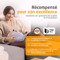 Medisana HP 518 Coussin chauffant électrique 30 x 40 cm 80 W - Vue supplémentaire 2