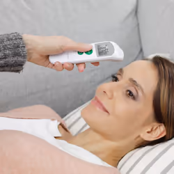 Medisana TM 760 Thermomètre à distance Blanc Front Boutons - Vue supplémentaire 5
