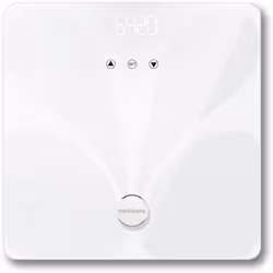 Pèse personne connecté – medisana BS 412 – Impédancemètre – Bluetooth – Analyse corporelle – 180kg max