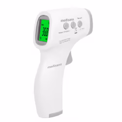 Medisana TM A77, Thermomètre à distance, Gris, Blanc, Boutons, °C, °F, Température corporelle, Température de surface, 34 - 4 ...
