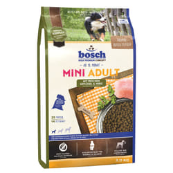 bosch Tiernahrung Mini Adult 3 kg Adulte Millet, Volaille