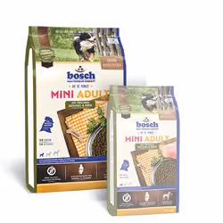 bosch Tiernahrung Mini Adult 3 kg Adulte Millet, Volaille