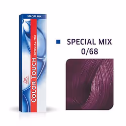 Wella Color Touch, Special Mix, 0/68 Violet Blue, 60 ml, Violet, 0/68, Violet Blue, Femmes, 60 ml, Tous types de cheveux