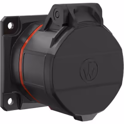 Informations techniques Courant IEC 16 A. Cote de bride verticale 75 mm Espacement vertical des trous de perçage 60 mm Cote d ...