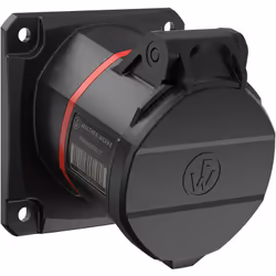 enquête Avec technique de vissage 16A 5P 6H IP54 200/346V - 240/415V ~ Avec codage couleur « rouge » description Prise CEE NE ...