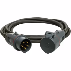 enquête Avec connecteur et coupleur 16A 5P 400V 6h IP44 Et 10m H07RN-F 5G2,5 Modèle : ONE-TOUCH Type de raccordement : ressor ...