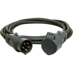 Walther Werke - 39100502100100 alimentation Rallonge 16 a noir 10.00 m Y738722