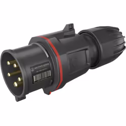 Informations techniques Tension conforme à IEC 60309 (série I) : 200/346 V - 240/415 V. Position de l'heure : 6 h Code de cou ...