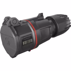 Informations techniques Couleur : noir, rouge Courant nominal : 32 A Indice de protection : IP54 Nombre de conducteurs : 5 No ...