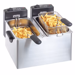 Bartscher A165112, 8 L, Double, Acier inoxydable, Autonome, 4400 W, 230 V