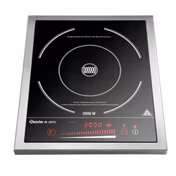 Bartscher 105848 four et cuisinière Noir, Argent