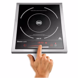 Bartscher 105848 four et cuisinière Noir, Argent