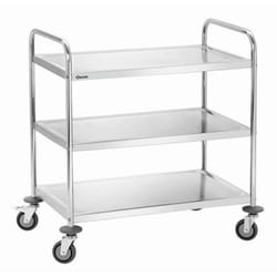 Chariot de service et débarrassage Inox - Bartscher