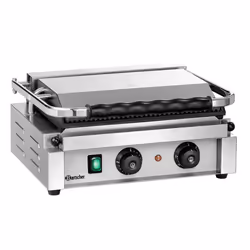 Bartscher Panini-T 1GR, Noir, Acier inoxydable, Acier inoxydable, Rectangulaire, Rotatif, 360 x 285 mm, Fonte