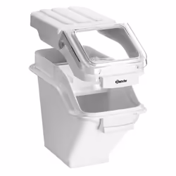 Bartscher 500386 Boîte de rangement Rectangulaire Polycarbonate (PC), Polypropylène (PP) Transparent, Blanc