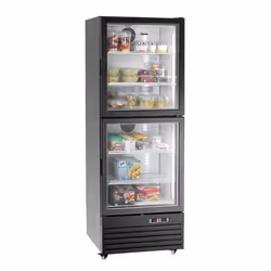 Réfrigérateur noir combiné 430L