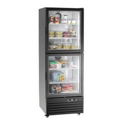 Réfrigérateur noir combiné 430L