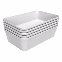 Bartscher 122192 plateau repas Rectangle Blanc