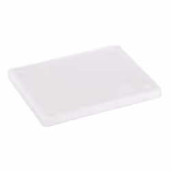 Bartscher A120528 planche à découper pour cuisine Rectangulaire Polyéthylène Blanc