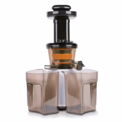 MEDION MD 17843 - Extracteur de jus à rotation lente - Blanc/Noir, Centrifugeuse lente, Noir, Blanc, 55 tr/min, 1 L, 1 L, 4 c ...