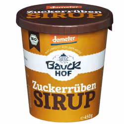 Bauckhof 307010, Sirop pour desserts, 450 g, Sucre, 308 kcal, 1304 kJ, 2,8 g