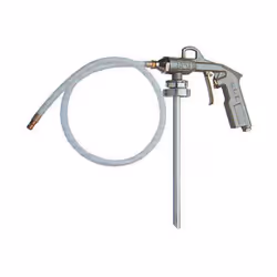 Pistolet à corps creux adapté pour la pulvérisation de cire dans les portières, bas de caisse, cavités, etc. Tuyau environ 65 ...