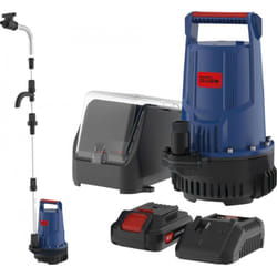 Pompe pour tonneau eau de pluie sans fil rfp 18-201-23 avec accu