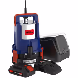 Pompe sans fil submersible puissante de la gamme 18V E³ pour une utilisation dans la maison et le jardin.Domaines d'applicati ...