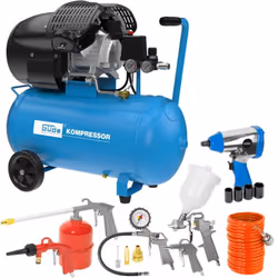 Idéal pour tous les travaux dans l'atelier et le garage. Le puissant compresseur avec une puissance d'aspiration de 320 litre ...