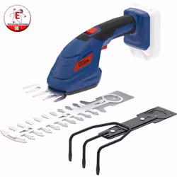 Cisaille à gazon et à arbustes en set pour une utilisation confortable sans fil, pour couper les mauvaises herbes et le gazon ...