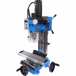 Fraiseuse avec une tête de fraisage inclinable +/- 45° pour une gamme de travail élargie, table croisée et tête de la machine ...