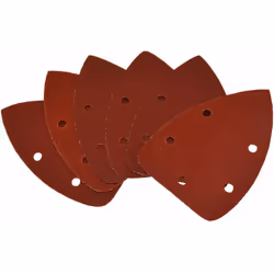 Lot de 6 triangles abrasifs - Grain 100 - 120 - 180 Dimensions des feuilles : 140 x 140 X 90 mm Grain : 2 x K100 2 x K120 2 x ...