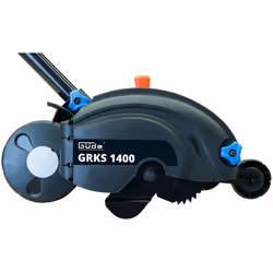 Güde GRKS 1400 tondeuse à gazon Débroussailleuse Secteur Noir, Bleu