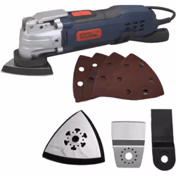Extrêmement polyvalent, compact et ergonomique, cet outil vous permet de réaliser tous vos projets. Poncer, couper, racler, l ...