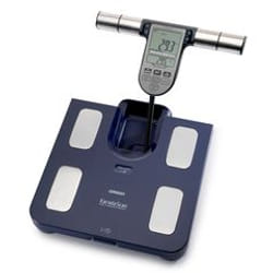 Omron BF511 Carré Bleu Pèse-personne électronique