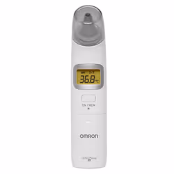 Omron GentleTemp 521 Contact Blanc Oreille Boutons