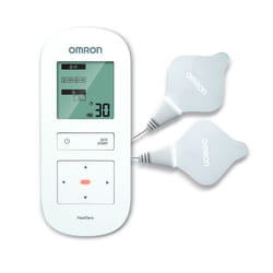 Omron HV-F311-E patch antidouleur Stimulation électrique transcutanée des nerfs (TENS) Blanc
