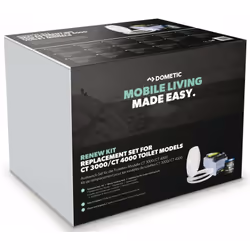 Kit rénovation de toilettes CT3000/4000 Dometic. Ce nécessaire vous permettra de rénover les toilettes usées ou d'occasion de ...
