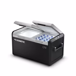 Dometic CFX3 75DZ, Noir, Argent, Polyuréthane (PU), LED, 65 L, -22 - 10 °C, R134a