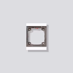 Siedle MR 611-1/1-0 W, Cadre, Blanc, Siedle, Zinc, 99,5 mm, 27 mm