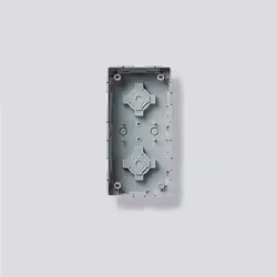 Siedle GU 611-2/1-0, Boîtier de montage encastré, Gris, Siedle, Plastique, Surface, 100 mm