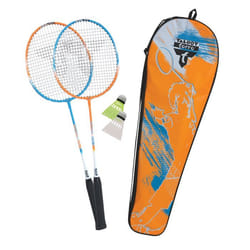 Set de badminton - Talbot-Torro - 2 Attacker - 2 raquettes en acier - Sac thermique - Volants inclus