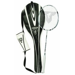 Set de Badminton - Talbot Torro - Isoforce 211 - 1 raquette - 3 volants Tech 350 - blanc/noir/jaune