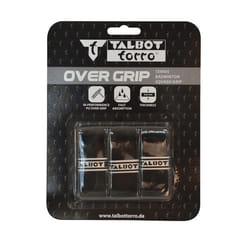 Surgrip de badminton - Talbot-Torro - Overgrip - 3 pièces - Polyuréthane - Antidérapant