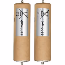 Lot de 2 batteries pour Tondeuse. Reference de la piece : WER154L2504, Marque : PANASONIC.