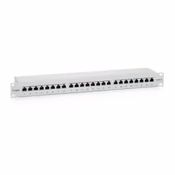 Equip 326324, RJ-45, Or, Cat6, Gris, Montage de rack, 1U