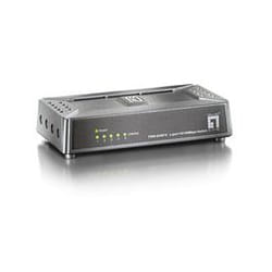 LevelOne FSW-0508TX commutateur réseau Non-géré Fast Ethernet (10/100) Noir, Gris